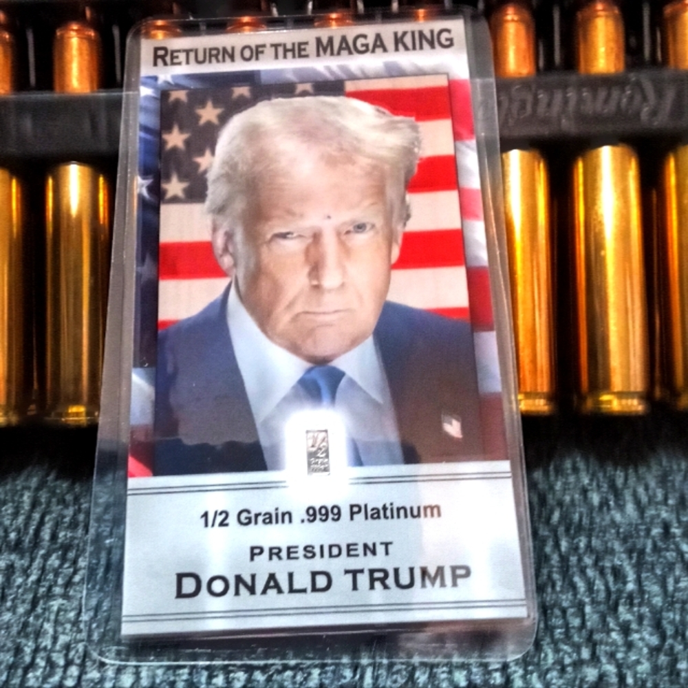 President Donald Trump MAGA KING Platinum Card The Golden Age Of America!